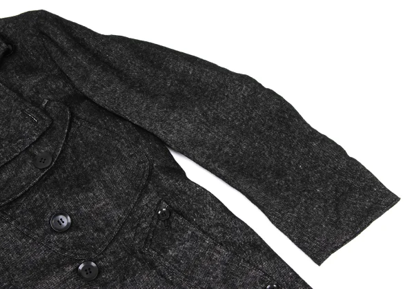 Y's Linen Wool Pocket Design Coat K-169079_006