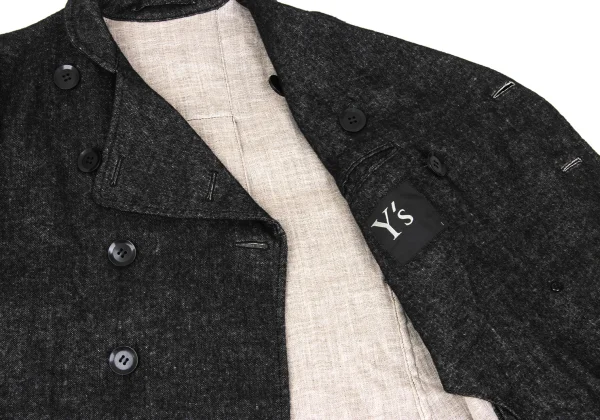 Y's Linen Wool Pocket Design Coat K-169079_011