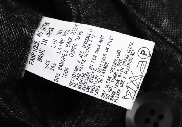 Y's Linen Wool Pocket Design Coat K-169079_018