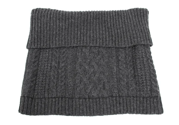 Y's Wool Nylon Cable Knit Neck Warmer K-169080_002