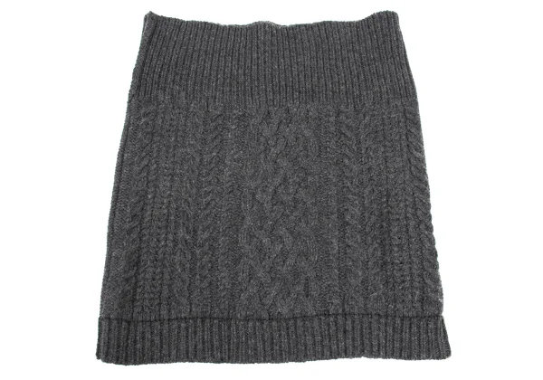 Y's Wool Nylon Cable Knit Neck Warmer K-169080_004