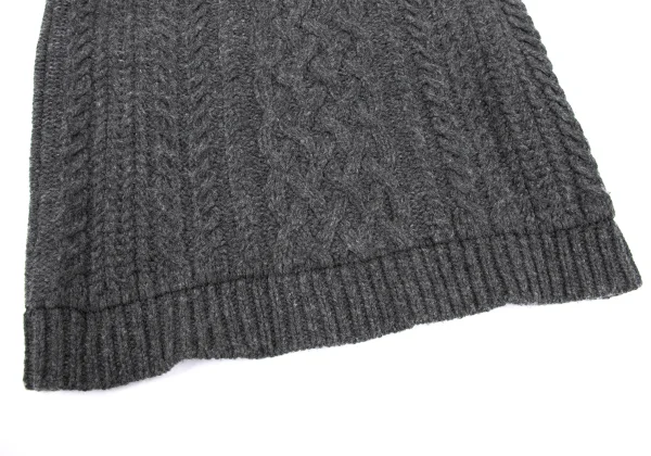 Y's Wool Nylon Cable Knit Neck Warmer K-169080_005