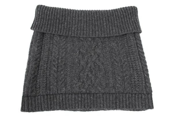 Y's Wool Nylon Cable Knit Neck Warmer K-169080_007