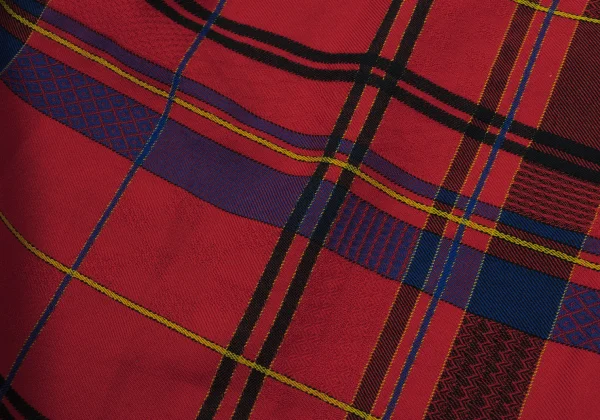 Y's Wool Check Jacquard Flare Skirt K-169081_009