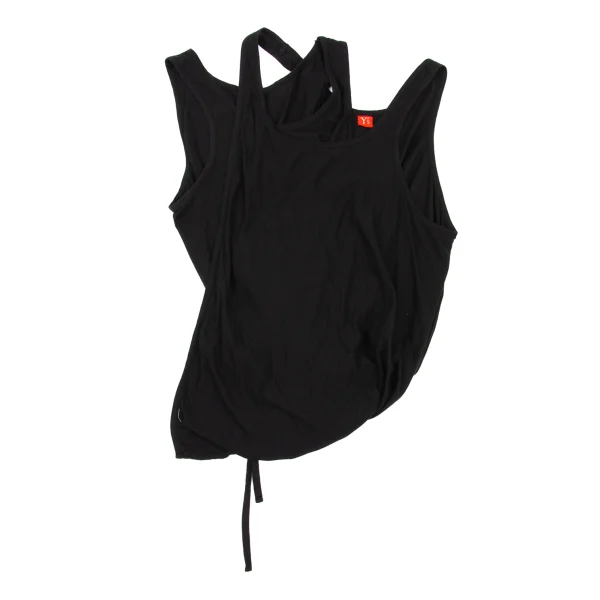 Y's Red Label Cotton Deformation Design Tank Top K-169086_002