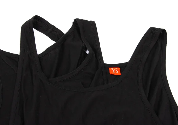Y's Red Label Cotton Deformation Design Tank Top K-169086_004