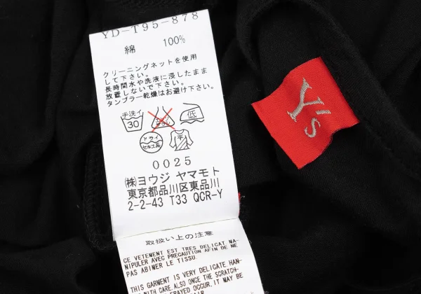 Y's Red Label Cotton Deformation Design Tank Top K-169086_017