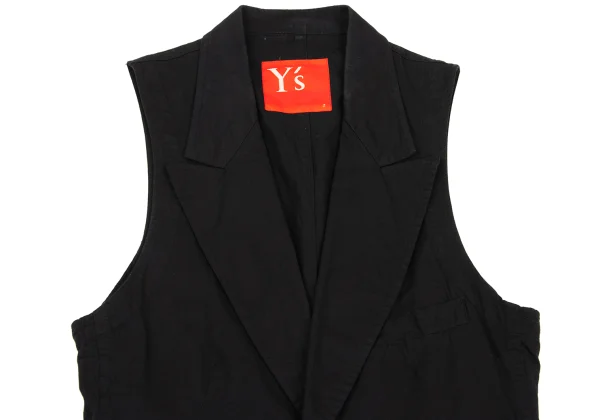 Y's Red Label Cotton Rayon Sleeveless Vest K-169087_003