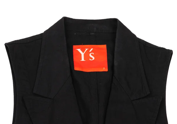 Y's Red Label Cotton Rayon Sleeveless Vest K-169087_004