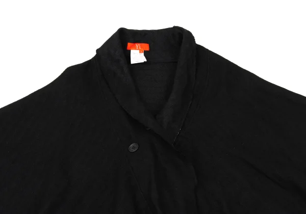 Y's Red Label Alpaca Blend Cut-Off Cape Jacket K-169089_003