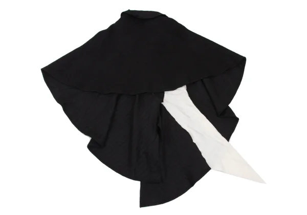 Y's Red Label Alpaca Blend Cut-Off Cape Jacket K-169089_010