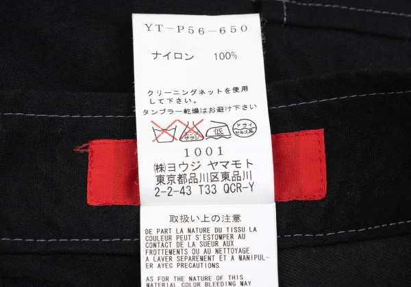 Y's Red Label Nylon Side Pocket Pants K-169091_016