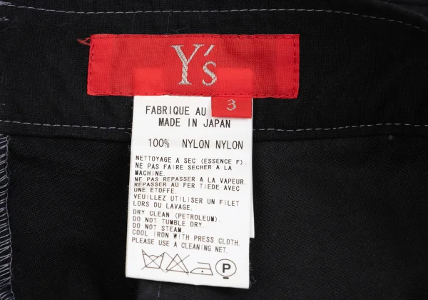 Y's Red Label Nylon Side Pocket Pants K-169091_017