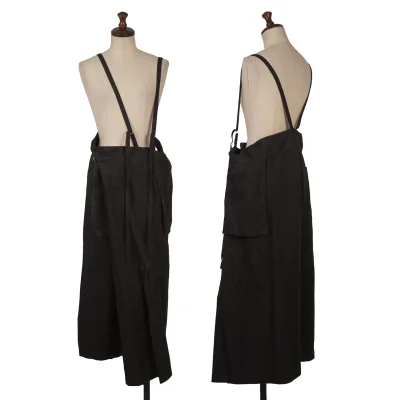 Y's Red Label Asymmetrical Suspender Pants