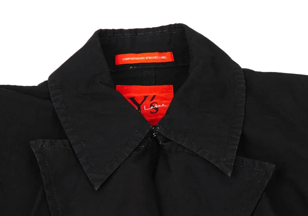 Y's Red Label Cotton Button-holeless coat K-169094_004