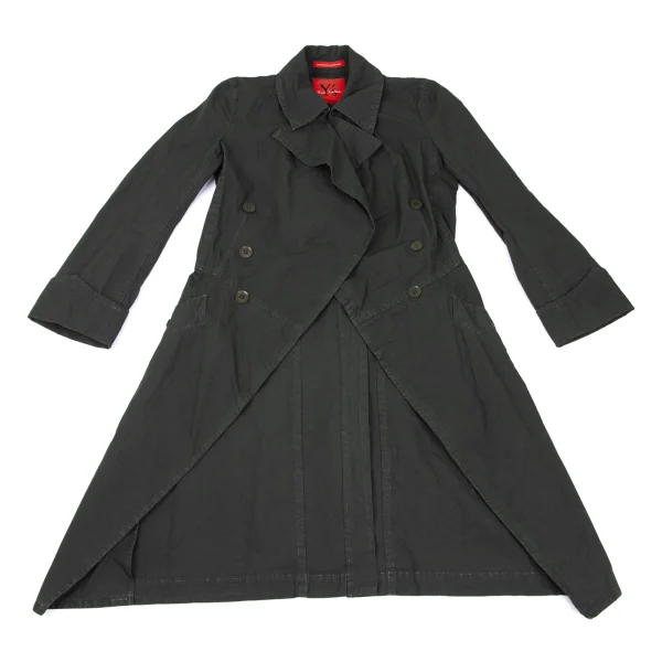 Y's Red Label Cotton Button-holeless Coat K-169095_002