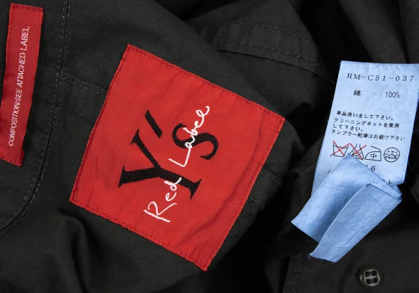 Y's Red Label Cotton Button-holeless Coat K-169095_017