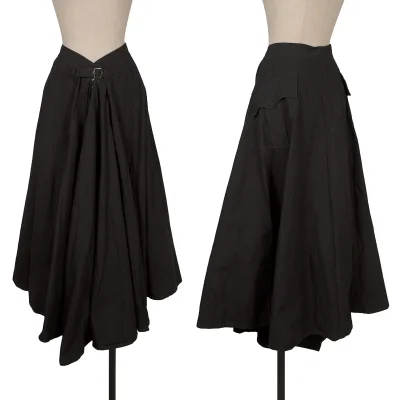 Y's Red Label Military Pocket Flare Skirt