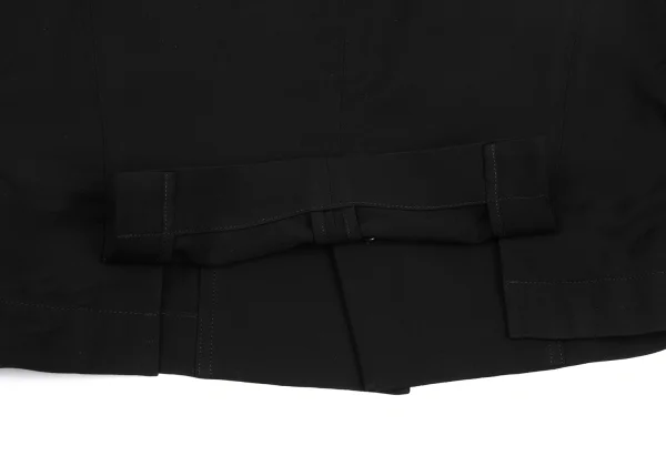 Yohji Yamamoto FEMME Rayon Blend Epaulet Short Sleeve Jacket K-169098_010