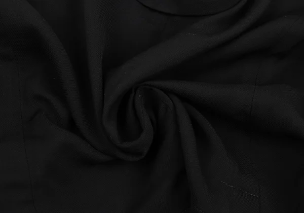 Yohji Yamamoto FEMME Rayon Blend Epaulet Short Sleeve Jacket K-169098_011