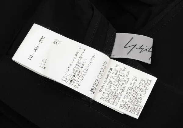 Yohji Yamamoto FEMME Rayon Blend Epaulet Short Sleeve Jacket K-169098_013