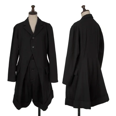 Yohji Yamamoto FEMME Wool Jacket Design Overalls