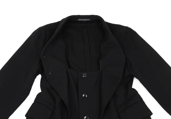 Yohji Yamamoto FEMME Wool Jacket Design Overalls K-169100_006