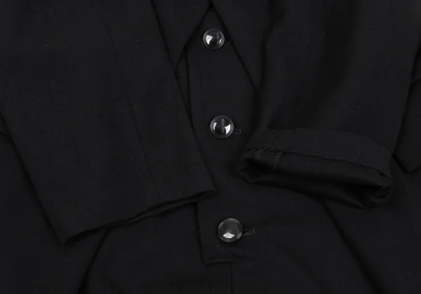 Yohji Yamamoto FEMME Wool Jacket Design Overalls K-169100_009