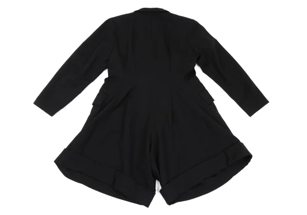 Yohji Yamamoto FEMME Wool Jacket Design Overalls K-169100_013