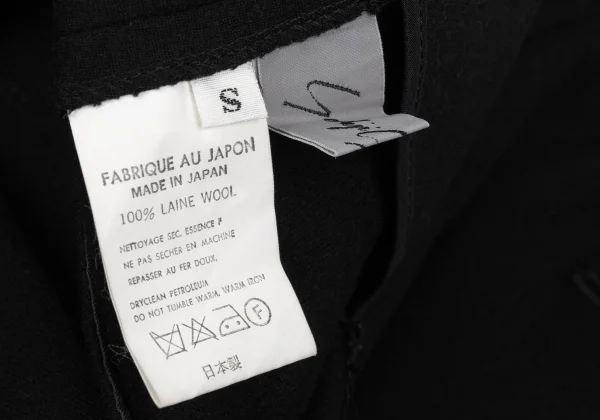 Yohji Yamamoto FEMME Wool Jacket Design Overalls K-169100_015