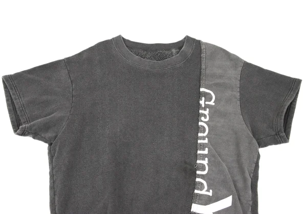 Ground Y Dyed Half-logo Seam Short Sleeve Sweat K-169101_002