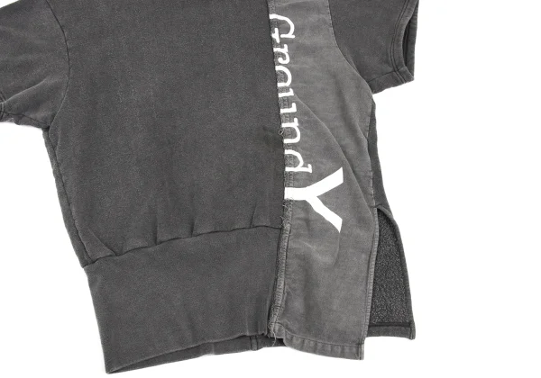 Ground Y Dyed Half-logo Seam Short Sleeve Sweat K-169101_005