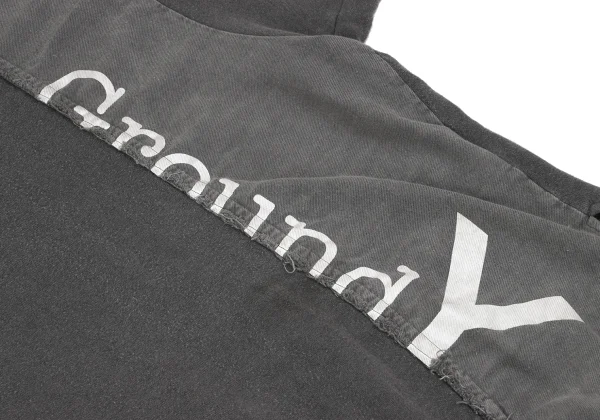 Ground Y Dyed Half-logo Seam Short Sleeve Sweat K-169101_006