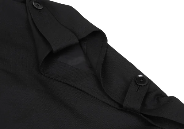 Ground Y Wool Blend Trench Cape Coat K-169102_010