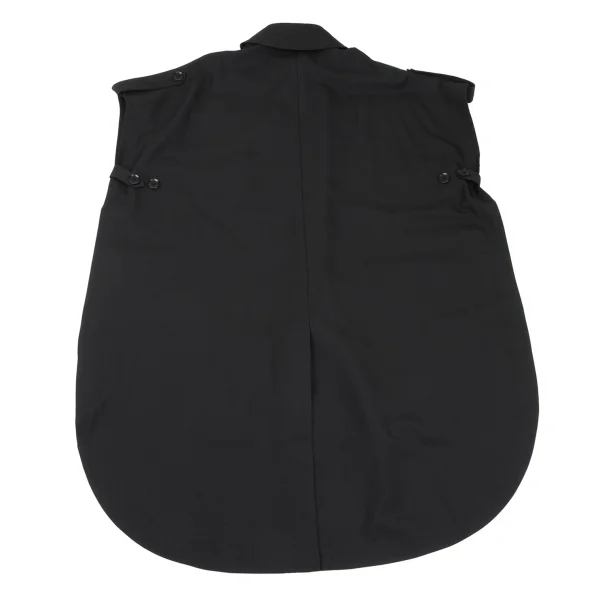 Ground Y Wool Blend Trench Cape Coat K-169102_016