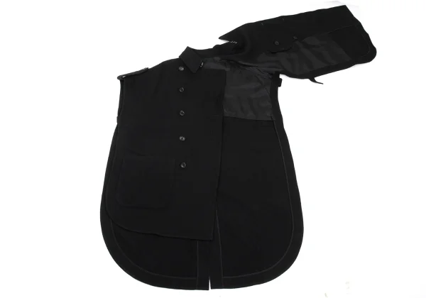 Ground Y Wool Blend Trench Cape Coat K-169103_013