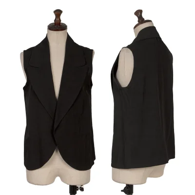 LIMI feu Cotton Blend Buttonless Sleeveless Vest