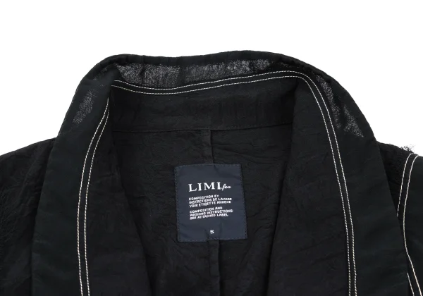 LIMI feu Dyed Cutting Shawl Collar Vest K-169105_004