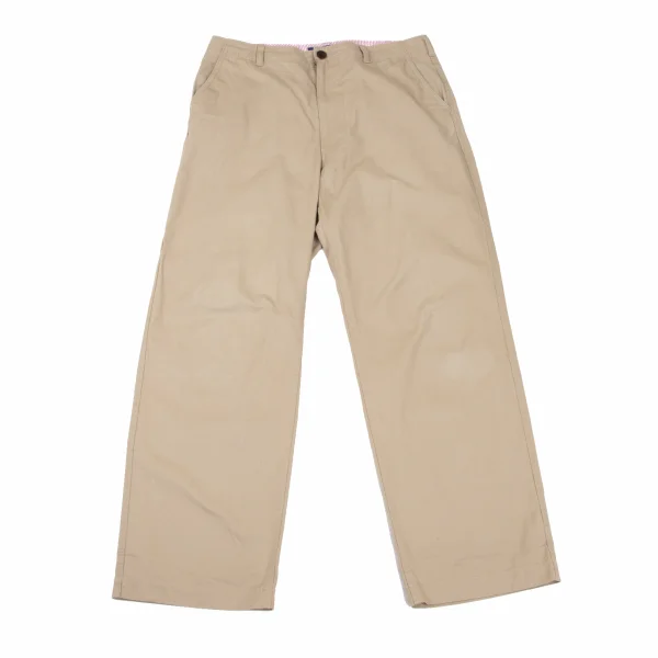 JUNYA WATANABE MAN Striped Inside Chino Pants Beige L K-169107_001