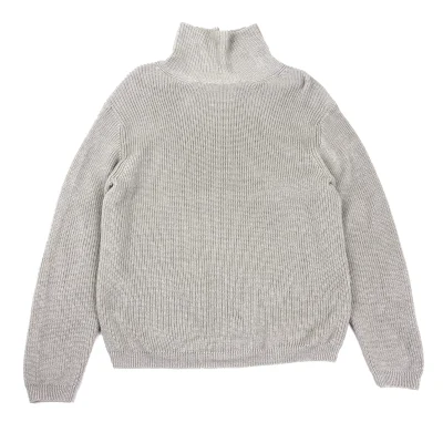 MARGARET HOWELL Linen Wool High-neck Knit Sweater