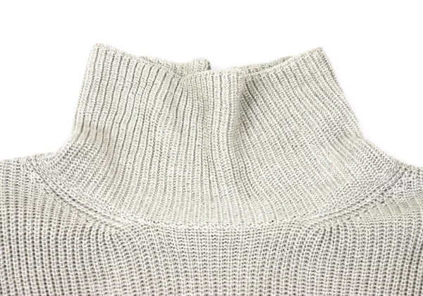 MARGARET HOWELL Linen Wool High-neck Knit Sweater K-169110_003