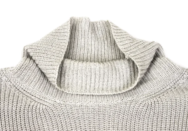 MARGARET HOWELL Linen Wool High-neck Knit Sweater K-169110_004