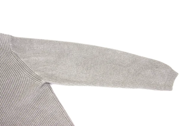 MARGARET HOWELL Linen Wool High-neck Knit Sweater K-169110_005