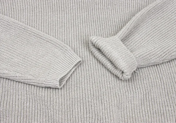 MARGARET HOWELL Linen Wool High-neck Knit Sweater K-169110_006