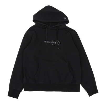 Yohji Yamamoto POUR HOMME×NEW ERA Logo Embroidery Hoodie