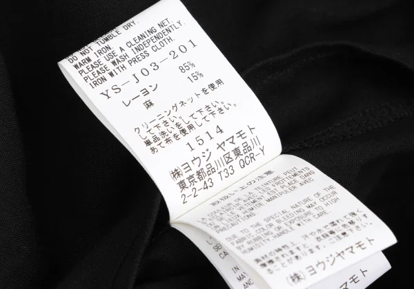 Y's Rayon Linen Shirt Jacket K-169115_018