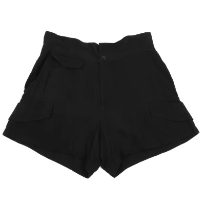 Yohji Yamamoto NOIR Rayon Blend Pocket Design Short Pants