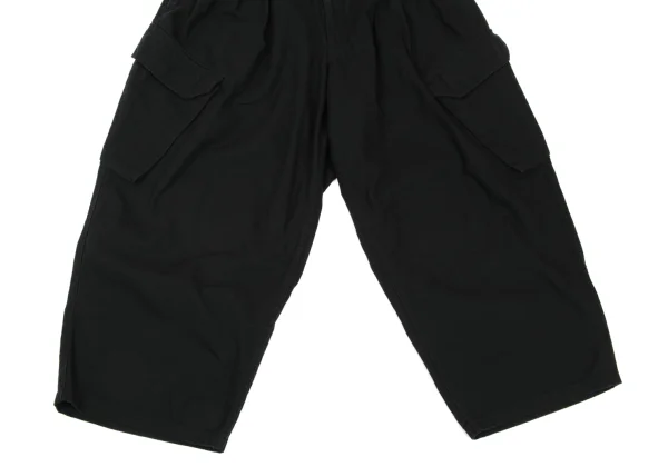 BLACK Scandal Yohji Yamamoto Cotton Herringbone Wide Cargo Pants K-169117_009