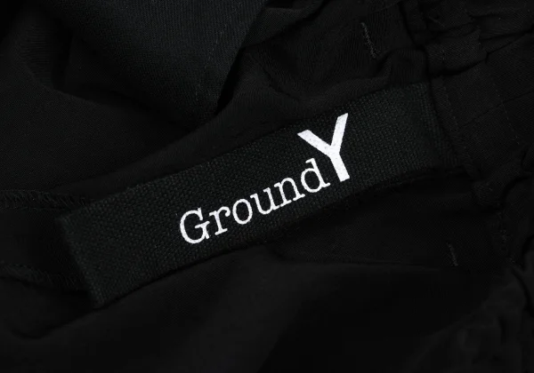 Ground Y Loop Design Dropped Crotch Pants K-169118_014