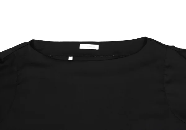 NARACAMICIE Poly Drape Sleeve Stretch Top K-169120_005